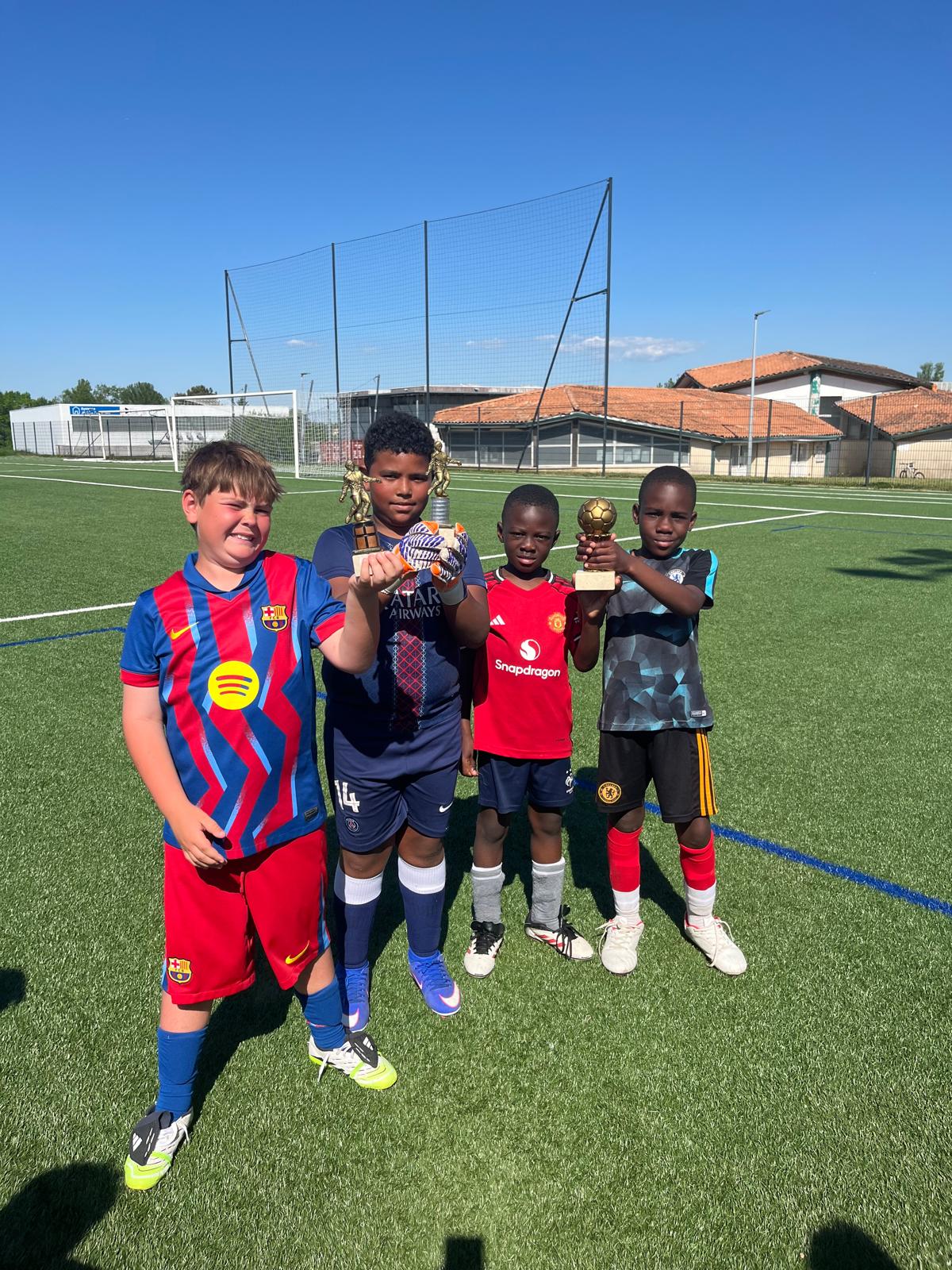 Les lauréats du tournoi